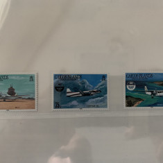 Serie timbre cu avioane, aviatie, nestampilate, MNH