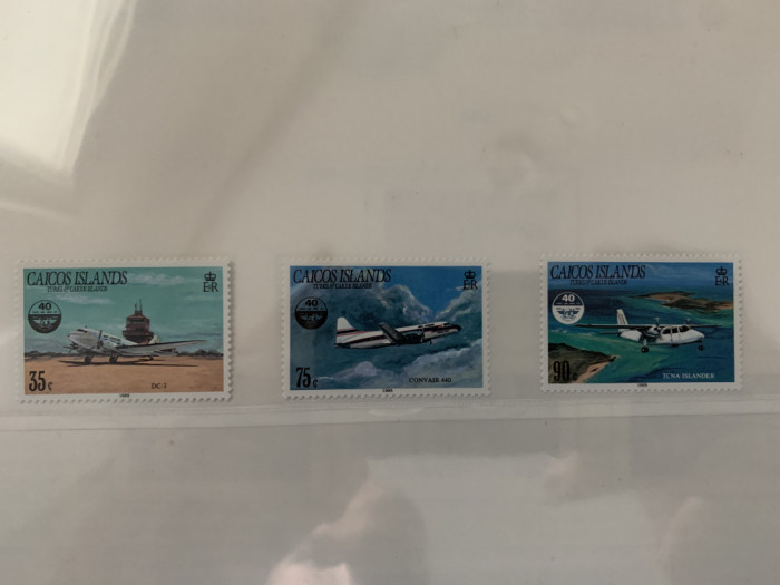 Serie timbre cu avioane, aviatie, nestampilate, MNH