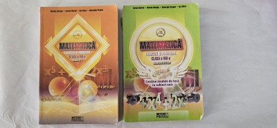 MATEMATICA EXERCITII SI PROBLEME CLASA A VIII A SEMESTRU I SI II , EDIT METEOR PRESS , GHICA , DRUGAN ,MOROTI , GIURGIU foto