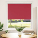 VidaXL Jaluzea cu rolă opaca Roșu 105x130 cm Latime material 100,7 cm
