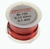 0,1MH-0,14R MCOIL LUFT-SPULE, BACKLACK, 1MM DRAHT, 30X20MM BL100-0,10 pentru plite cu inductie MUNDORF