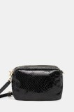 Answear Lab poseta de piele culoarea negru