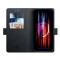 Husa pentru Motorola Edge 60 Pro, 3MK, Wallet, Neagra