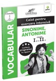 Vocabular. Caiet pentru exersare intensiva. Sinonime antonime (clasele I si a II-a) - Editura Gama