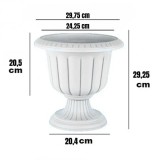 Ghiveci Nergiz cu picior 6L DIV.CULORI SERN000 DNC63240