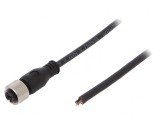 Cablu de conectare M12 4 pini 5m 250VAC 4A PUR
