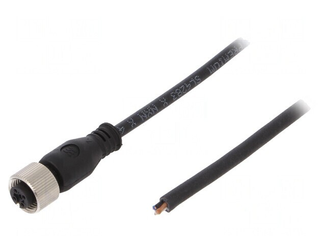 Cablu de conectare M12 4 pini 5m 250VAC 4A PUR