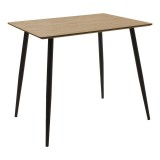 Cumpara ieftin Masa Cuba MDF culoare sonoma - negru 70x70x75cm