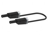 Cablu de măsurare 12A cu mufe banană 4 mm, ambele părţi