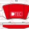 Set placute frana,frana disc MERCEDES A-CLASS (W168) (1997 - 2004) TRW GDB1481DTE