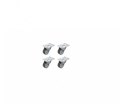 Set 4 roti pentru transportat mobila Parkside, incarcare maxima pe roata 10 kg foto