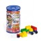 Set 64 Cuburi Constructie Colorate din Plastic