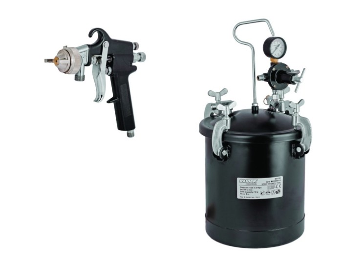 Pistol ptr. vopsit cu rezervor 10L RD-PT02 HardWork ToolsRange
