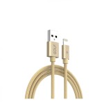 Cablu USB Lightning fast charge auriu Golf GC76i, Oem