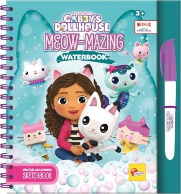 Waterbook: Carte de colorat Gabby s Dollhouse pisicute foto