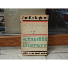 STUDII LITERARE , EMILE FAGUET , 1975