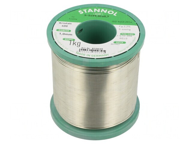 S&acirc;rmă de Lipit fără Plumb 1mm 1kg Bobină