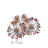 Cercei din rafie Sunflower