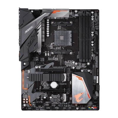 Placa de baza GIGABYTE B450 AORUS ELITE, AM4, ATX, DDR4, Bulk, Refurbished foto