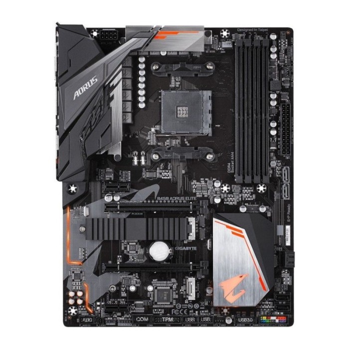 Placa de baza GIGABYTE B450 AORUS ELITE, AM4, ATX, DDR4, Bulk, Refurbished