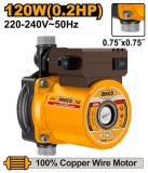 Pompa de Recirculare Apa Calda 120W cu 3 Trepte de Reglaj INGCO SCM120