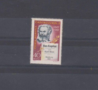 M1 TX4 7 - 1967 - 100 ani de la aparitia Capitalul de Karl Marx foto