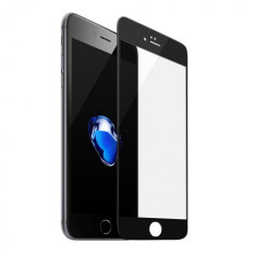 Folie de sticla Apple iPhone 6/6S, Elegance Luxury margini colorate Black