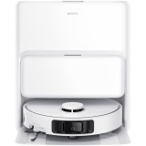 Robot aspirator si mop MOVA P50 Ultra, 19000Pa, Auto-curatare, Perii anti-incurcare, Statie inteligenta, Alb