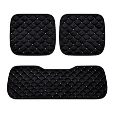 Set 3 huse pentru sezut scaune auto, culoare neagra