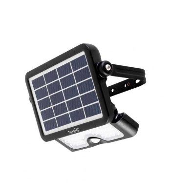 Reflector LED 6000K alb rece cu panou solar cu senzor de miscare 5W foto