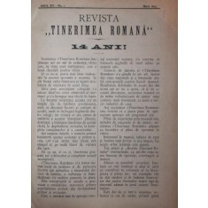 REVISTA TINERIMEA ROMANA 14 ANI