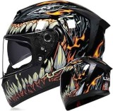 Casca Moto Integrala LVS, Certificare DOT, Ochelari Soare Inclusi, Interior Detasabil, Sistem Ventilatie Ajustabil, Design Aerodinamic, Model Racing