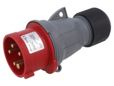 Conector AC Trifazat Mufă Tată pe Cablu foto