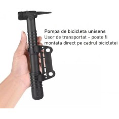 Pompa bicicleta (prindere cadru)