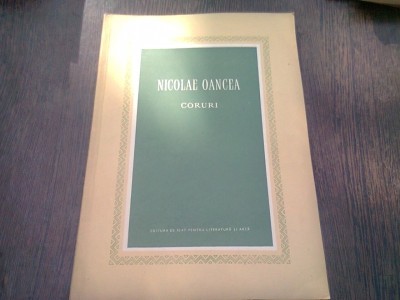 CORURI - NICOLAE OANCEA foto