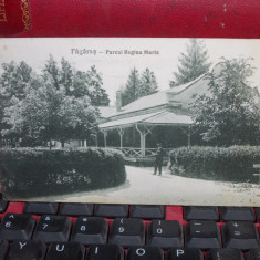 CARTE POSTALA , PARCUL REGINA MARIA , FAGARAS , 1931