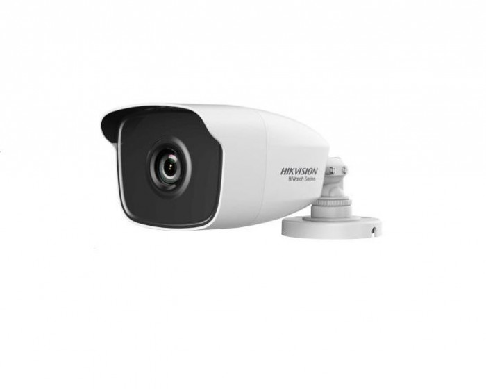 Camera de supraveghere TurboHD, 5 Megapixeli, Infrarosu 40m, Lentila fixa 2.8mm, Hikvision HWT-B250-28 SafetyGuard Surveillance