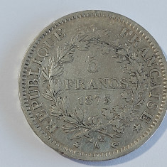 Moneda argint 5 franci 1873 A Franta(18007)