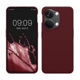 Husa Kwmobile pentru OnePlus Nord 3 5G, Rosu inchis, Silicon, 61766.190, Carcasa