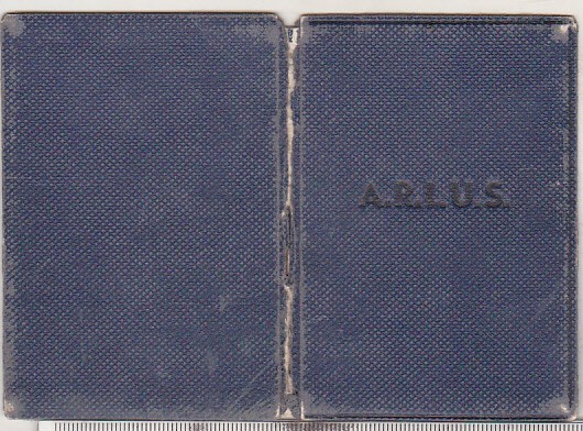 bnk div Carte de membru ARLUS 1945