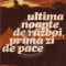 Ultima noapte de razboi, prima zi de pace (Roman document)