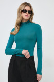 Cumpara ieftin Karl Lagerfeld pulover femei, culoarea verde, light