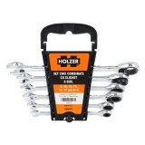 Chei combinate cu clichet Holzer set 6 bucati