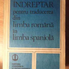 INDREPTAR PENTRU TRADUCEREA DIN LIMBA ROMANA IN LIMBA SPANIOLA-DOMNITA DUMITRESCU