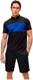 Tricou polo cu maneca scurta BOSS Pavel pentru barbati, negru, XS - OUTLET