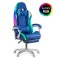 Scaun gaming cu lumini RBG si suport picioare OFF 298