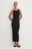Abercrombie &amp; Fitch rochie culoarea negru, maxi, mulată, KI159-4740