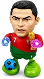 Jucarie interactiva fotbalist Cristiano Ronaldo nr. 7 cu muzica lumini si miscari 21.5 cm