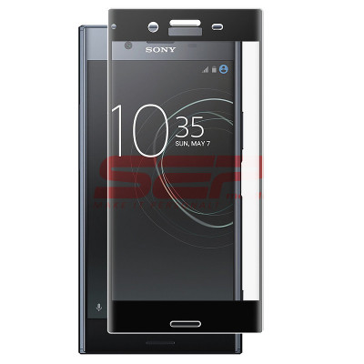 Geam protectie display sticla 3D Sony Xperia XZ Premium BLACK foto