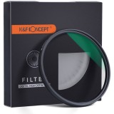 ​Filtru 49mm CPL K&amp;F Concept Nano-X HD Green Multi-Coated KF01.1216